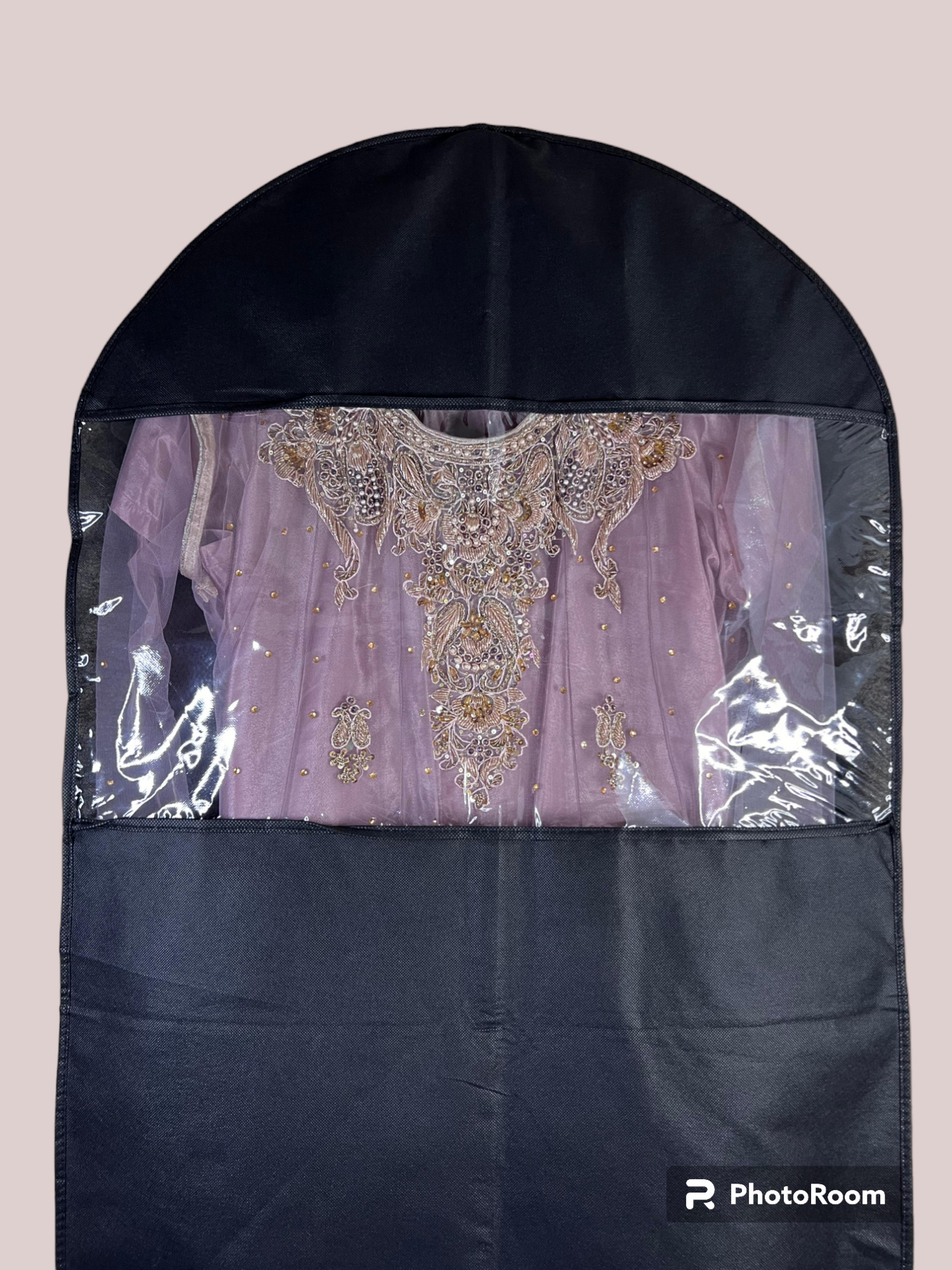 50-Inch Premium Garment Bag (Black) | Suit & Dress Cover with Zipper
