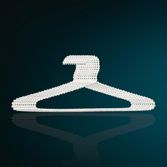Premium Pearl Dress Hangers | Wedding & Bridal Outfit Hangers (Pack of 6 & 12)