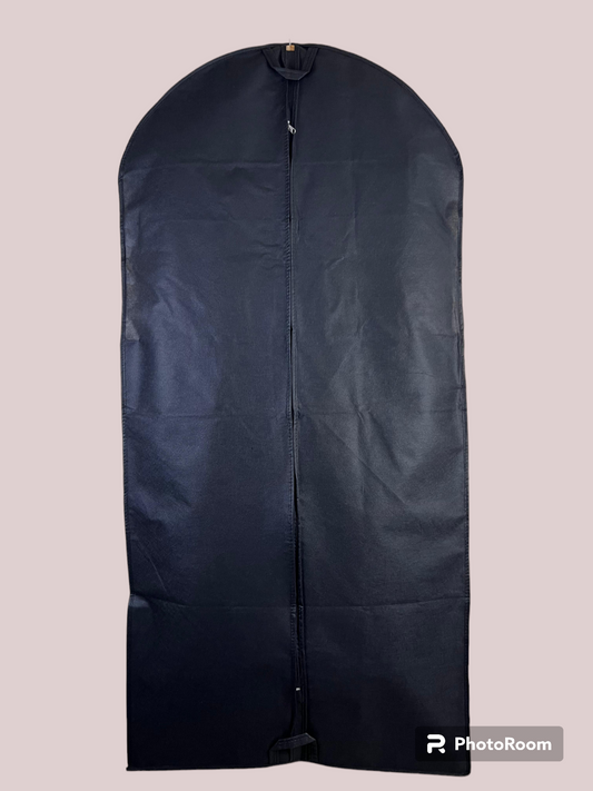 50-Inch Premium Garment Bag (Black) | Suit & Dress Cover with Zipper