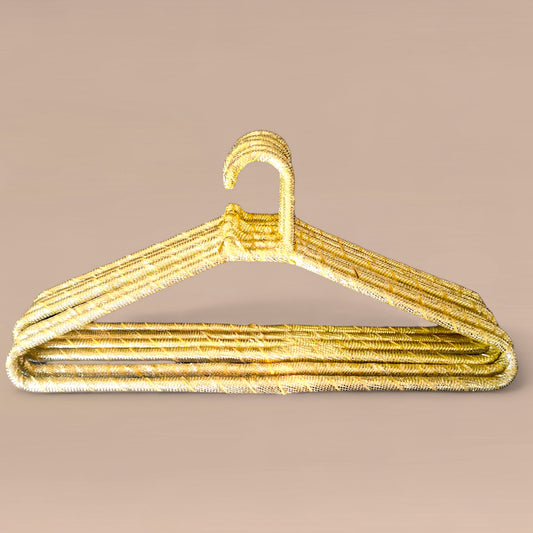 Premium Fancy Gotawork Hangers | Wedding & Bridal Dress Hangers | Pack of 12 pieces