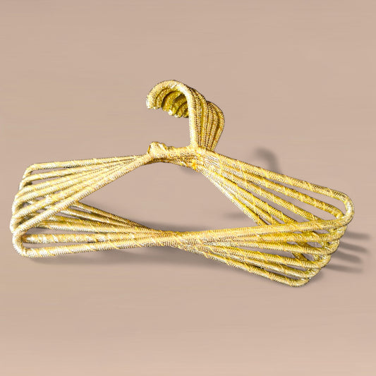 Premium Fancy Gotawork Hangers | Wedding & Bridal Dress Hangers | Pack of 12 pieces