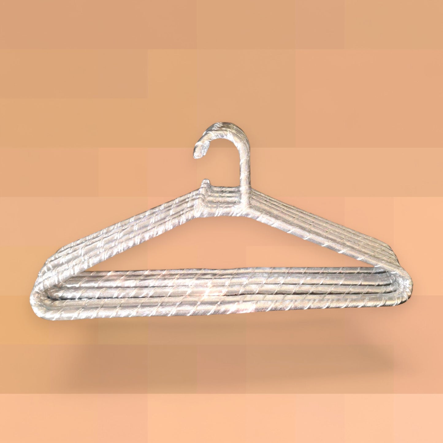 Elegant Silver Grey Gotawork Hangers | Bridal & Fancy Dress Hangers | Pack of 12 pieces