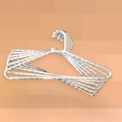 Elegant Silver Grey Gotawork Hangers | Bridal & Fancy Dress Hangers | Pack of 12 pieces