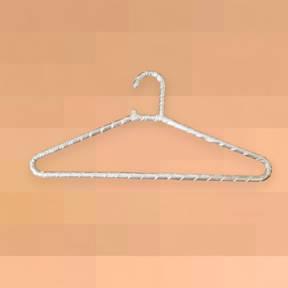 Elegant Silver Grey Gotawork Hangers | Bridal & Fancy Dress Hangers | Pack of 12 pieces