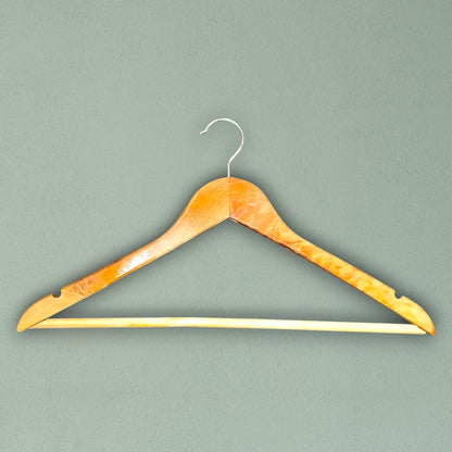 Premium Wooden Dress Hangers | Wedding & Bridal Outfit Hangers (Pack of 6 & 12)
